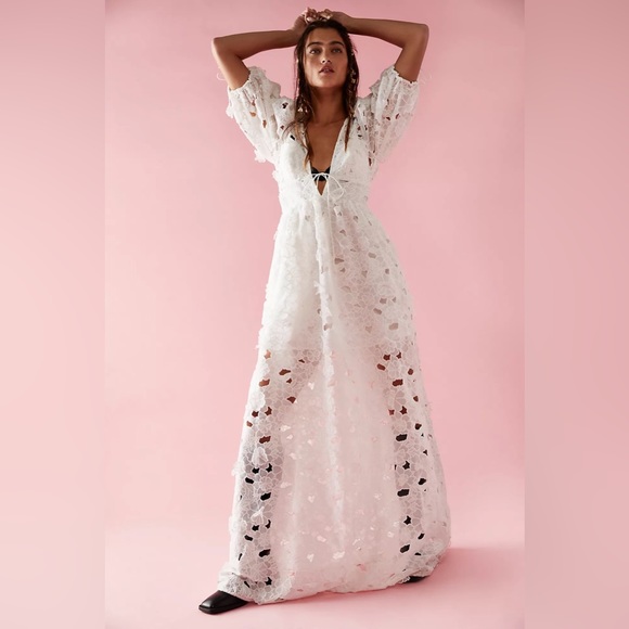 Free People For Love Lemons Serena Maxi Dress